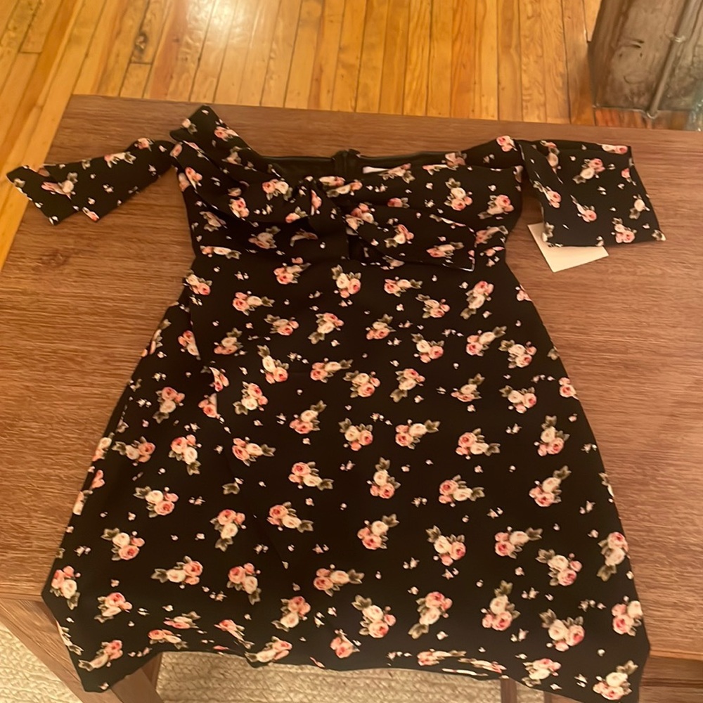 Flower mini dress